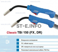 Горелка для полуавтоматической сварки TBi 150-blue-ESG, длина 5 метров - st-e.info - Нефтеюганск
