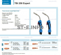Горелка для полуавтоматической сварки TBi 250 Expert, длина 4 m. - st-e.info - Нефтеюганск