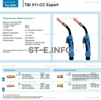 Горелка для полуавтоматической сваркиTBi 511-CC Expert, длина 5 m. - st-e.info - Нефтеюганск