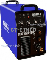 Сварочный полуавтомат инверторный одноблочный Brima MIG/MMA-160 - st-e.info - Нефтеюганск