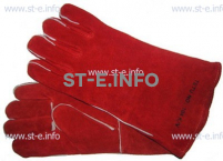 Перчатки-краги сварщика TETU 104 KEVLAR RED - st-e.info - Нефтеюганск
